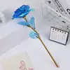 Rosa única com folha de ouro promoção de abertura Natal Dia dos Namorados presente de aniversário folha de ouro atividade criativa pequeno presente