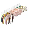 Estante de Exhibición Transparente Acrílico Personalizado en Forma de L para Colgar en la Pared Organizador de Exhibición para Diademas Accesorios para el Cabello Adecuado para Niñas y Mujeres