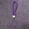 Cordón para Teléfono Móvil Llavero de Cuero PU Cordón para Muñeca de Teléfono Móvil para Pareja Cuerda Tejida de Cuero