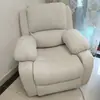 Cabina de Sofá Espacial de Primera Clase, Silla Reclinable Eléctrica Multifuncional de Cuero Transpirable para Computadora, Sofá para Belleza, Manicure, Pestañas