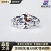 Zirconia Cúbica Genuina Calidad 5A Ms Marquesa Zircón Blanco Piedra Suelta Cera de Alta Temperatura para Engaste Joyería DIY Joyería