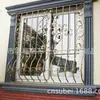 Serie de Ingeniería para el Hogar Subei Estilo Europeo Villa Hierro Ventana Antirrobo Artesanía Metálica Ventana Antirrobo Pintura al Horno Ventana de Hierro