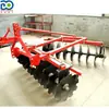Rastrillo de discos remolcado por tractor, Equipo de rastrillo ligero colgante agrícola pequeño, Rastrillo de disco rotatorio para labranza del suelo