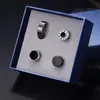 Brincos de Pressão para Homens, Peça Única, Personalidade Masculina da Moda, Estilo Coreano, Brincos Magnéticos de Aço Titânio, Brincos, Acessórios de Orelha, Modernos