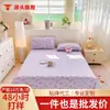 Sábana de Cama Estampada de Gasa de Doble Capa Arrugada Clase A, Amigable con la Piel, Transpirable, Suave, Ropa de Cama de Algodón Lavado para Camas Individuales y Dobles