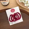Set de Cintas de Pelo de Hilo de Colores Cintas de Pelo Simples de Alta Elasticidad Bandas de Goma Anillos para el Cabello Femeninos Versátiles Cintas para Coletas Accesorios para el Cabello