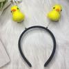 Presilha de cabelo patinho amarelo pequena transfronteiriça mola patinho pequeno faixa de cabelo animal fofa presilha de cabelo tiara atacado joias de cabeça