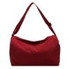 Bolsa cruzada de lona ins estudiante nylon gran capacidad un solo hombro versátil bolsa de cubo estilo japonés estilo perezoso bolsa de tela femenina