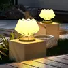 Luz Exterior para Jardín, Lámpara de Poste Solar Moderna y Sencilla, Diseño Impermeable, Lámpara de Poste para Jardín de Villa e Iluminación de Pared