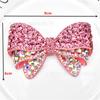 Al por mayor versión coreana de diamantes AB color mariposa zapatos flor tela pegatinas cristal pajarita tocado zapatos bolsa DIY material de costura a mano