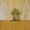 Retro Antiguo Cobre Blanco Puro Mazmorra Enano Soldado Soldado Modelo Hecho a Mano Juego de Mesa Pieza de Ajedrez Adornos Juguete Regalo