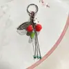 Llavero con forma de conejo personalizado, colgante para bolso, calabaza natural exquisita, hecho a mano, regalo para novias, venta al por mayor