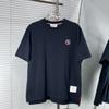 Tb Vendas Diretas de Fábrica Versão Alta Nova 25 Verão Manga Curta Estampa de Filhote no Peito Gola Redonda Top Camiseta Masculina