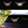 Comercio exterior Halloween labios de sangre calcomanía para coche labios de payaso malvado calcomanía reflectante para casco de motocicleta