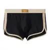 Ropa interior para hombre Huajielong Textura Hielo Seda Color Sólido Venta al por mayor Cintura Media Tallas Grandes para Hombre Transpirable Calzoncillos tipo bóxer para Hombre Puede Enviar en Nombre de Otros