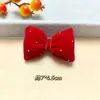 Accesorios de mariposa de terciopelo rojo al por mayor accesorios de lazo con taladro caliente accesorios para el cabello accesorios para ropa zapatos y sombreros lazo de algodón