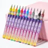 Bolígrafos para Arte de Uñas de 12 Colores de Venta Caliente Transfronteriza, Bolígrafos Marcadores, Set de Bolígrafos para Arte de Uñas, Pintura de Arte de Uñas DIY