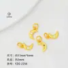 Accesorios Dorados de Alta Retención de Color Colgante de Mariposa Estrella Zircón Pez Koi Colgante Pequeño Cadena de Cola de Pulsera Accesorios de Cuentas