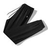 2025 Primavera y Otoño Nuevos Pantalones Casuales para Hombre Pantalones Deportivos Pantalones Deportivos para Hombre para Correr Color Sólido Pantalones Negros Logotipo Imprimible