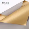 Papel Ouya Bicolor com Estampa Dourada, Papel Hanfei Dourado Impermeável Espessado, Papel Folha de Ouro para Arranjos Florais, Papel para Embalagem de Buquês de Flores, Floricultura
