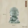Figura de Animal de Té Gran Sabio de Arenisca Verde Estilo Chino, Adorno de Escritorio Wukong, Paisajismo de Roca para Acuario, Maceta de Decoración para el Hogar