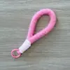 Lanyard de Muñeco de Peluche Colorido para Teléfono, Correa Corta para Muñeca, Llavero para Funda de Teléfono, Correa Antiperdida, Accesorio para Bolso