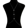 Cadena de bikini informal de playa para mujer, estilo chic, estilo europeo y americano, ideal para discotecas, para colgar en el cuello y la cintura.