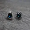 Pendientes Regent Vintage de Cristal Austriaco con Pedrería Pendientes para Vestido de Novia Moda Coreana Clip para Oreja