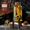 Garrafa de Vinho Especial para Infusão de Vinho, Garrafa de Vinho Selada de Alta Qualidade com Torneira, Garrafão de Vinho de Ginseng 5kg, Garrafão de Vinho, Recipiente de Barril de Vinho