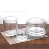 Contenedor Simple de Aromaterapia, Taza de Vidrio para Velas, Portavelas Casero, Adorno de Decoración para el Hogar, Taza Vacía para Vela de Aromaterapia sin Llama