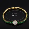 Pulsera de mujer de gran venta en verano, de alta gama y versátil, joyería transfronteriza de gran venta TK, accesorios de circón chapados en cobre
