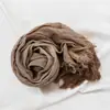 Lenço Novo Transfronteiriço Feminino Primavera Verão Cor Sólida Macio Proteção Solar Pessoa Artística Algodão Amassado Lenço Shawl de Corrente Dupla Face
