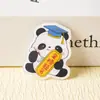 Broche de Panda de Acrílico de Dibujos Animados con Texto Insignia de Bendición para Examen de Admisión Universitaria Estudiante Accesorio DIY Regalo Pequeño Insignia Personalizada