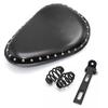 Motocicleta Harley Cruise Carro Príncipe Refit Retro Primavera Couro Assento Bolsa Única Almofada chopper bobber