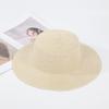 Nuevo sombrero de paja de ala plana caliente transfronterizo clásico decorativo DIY de verano sombrero de paja Lafite al por mayor