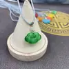 Atacado do Fabricante Pingente de Fechadura de Jade Olho de Gato Roxo Gelo para Homens e Mulheres, Pingente de Fechadura de Nuvem Colorida Esmaltada