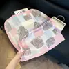 Pañuelo de Seda 70 Cuadrado Moda Coreana de Alta Gama Versátil Profesional Seda Sintética Pequeño Pañuelo de Cuello Estampado Retro Pañuelo de Seda para Mujer