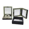 Caja transparente de suspensión de PE para joyería, caja de almacenamiento de joyas, caja de embalaje para anillos, collares, joyas, caja de cajón para regalos, venta al por mayor