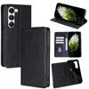 Funda Adecuada para Teléfono Plegable Tecno Spark40 Spark30 Funda Simple de Cuero con Tarjeta Itel A70