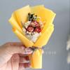 Mini Ramo de Flores Frescas Rosa Flor Seca Mini Exquisito Regalo de Acompañamiento Flor Eterna Decoración Gympani 520