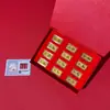 Moeda Comemorativa Quadrada Personalizada com Logo da Empresa Animal Novo Souvenir de Negócios de Alta Qualidade Conjunto de Caixa de Presente Doze Signos do Zodíaco