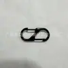 Mosquetão em S, Gancho para Bolsa, Gancho de Mola em S com Cabeça Redonda, Duplo Acessório em Liga em Forma de Oito, Ferragens para Bolsa