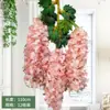 Colgante de Pared Artificial Planta Simulada Flor de Glicina Flor de Techo Enredadera Decoración de Boda Interior Artesanía Cadena de Flores Colgantes