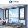 Puertas y ventanas de exportación de ingeniería estándar europeo certificación CE fábrica directa de ventanas abatibles proyecto de apartamento comercial doble acristalamiento