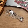 Pente de Cabelo Fofo de Desenho Animado para Meninas, Pente Doméstico Antiestático de Dentes Finos, Pente de Dentes Largos, Pente Portátil para Cabelo Longo Ponta Cauda Venda por Atacado