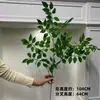 Esquema de Cores Azul e Vermelho Novo Estilo Chinês Casamento Flores Artificiais e Plantas Verdes Decoração de Fundo Ornamentos de Porta Adereços de Foto Arranjo de Casamento