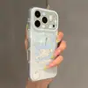 Capa Magnética Fofa de Maçã Azul e Coelho Miffy para iPhone 17promax Adequada para iPhone16pro/15Pro