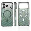 Ondas de Água Aplicáveis à Capa do Telefone Apple 17Promax Atração Magnética iPhone16Promax/15Pro Feminina Coreana