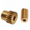 Reductor de Engranajes de Motor de Latón Engranaje Helicoidal de Cobre Hardware de Alta Precisión No Estándar Engranaje Helicoidal de Cobre Procesamiento CNC Soporta Muestras Personalizadas