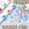 Organizador de clipes de pressão multifuncional transparente e colorido para organizar provas e documentos, porta-clipes pequeno para armazenamento de escritório
